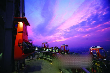 on Guangzhou TV Tower